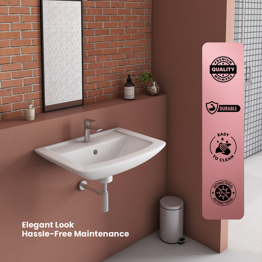 Wall Mounted Wash Basin (Lily)