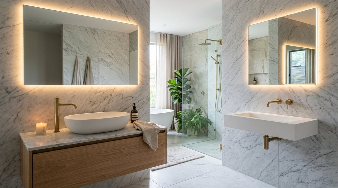 Table Top Wash Basin vs Wall Mounted Basin Guide