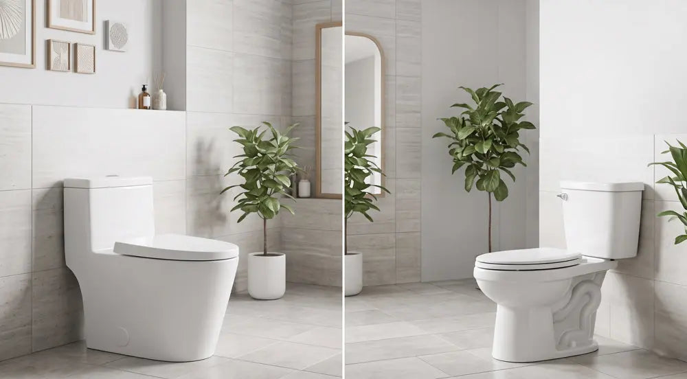 One-Piece Toilet vs Two-Piece Closet: Differences, Flushing Power & Buying Guide Belmonte Bath LLP