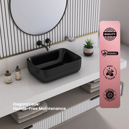 Black Table Top Basin Antila