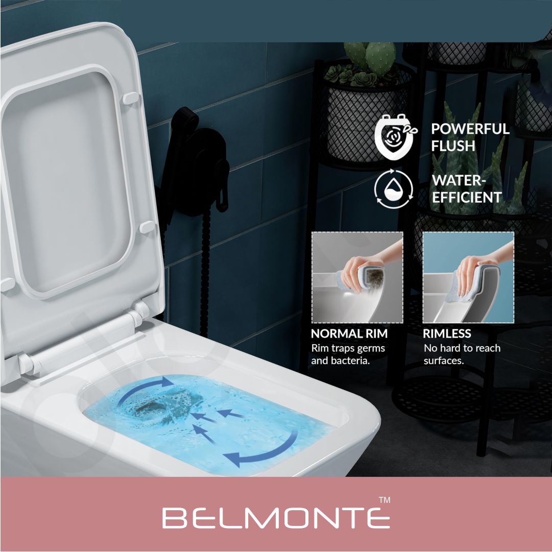 Black Ceramic Commode (Athos Op)