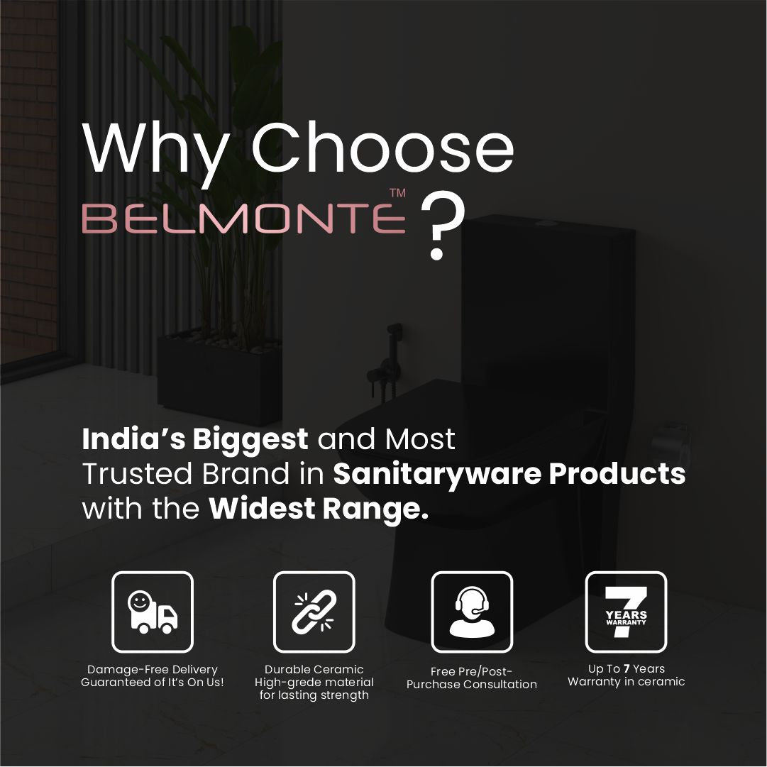 Black Ceramic Commode (Athos Op)