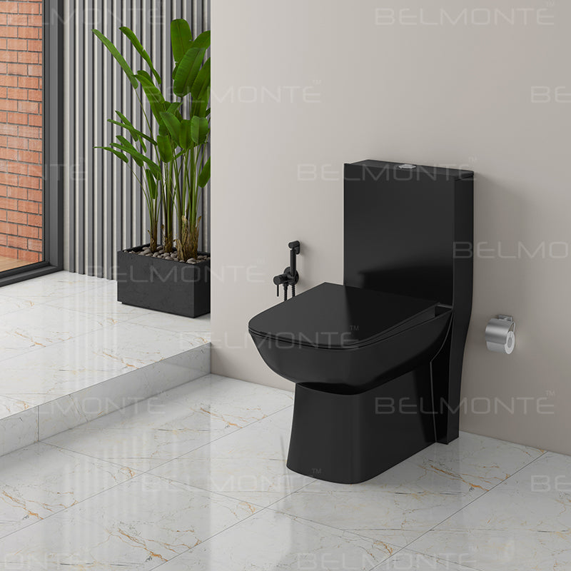 Black Ceramic Commode (Athos Op)