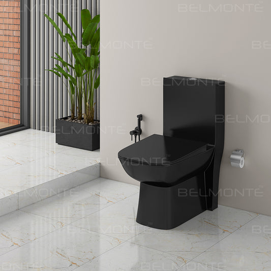 Black Ceramic Commode (Athos Op)