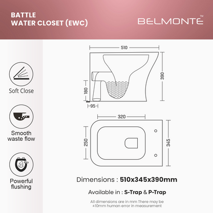 Floor Mounted Commode (EWC Battle)