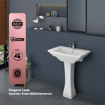 Wash Basin Pedestal Set (Battle)