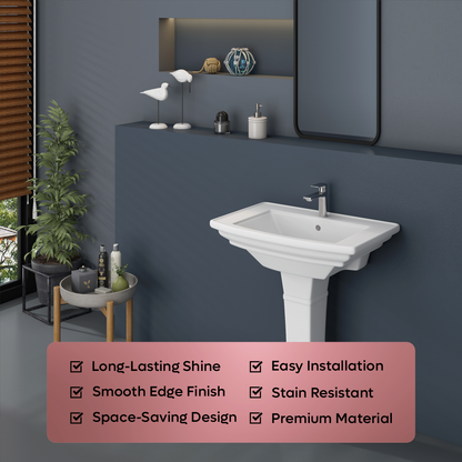 Wash Basin Pedestal Set (Battle)
