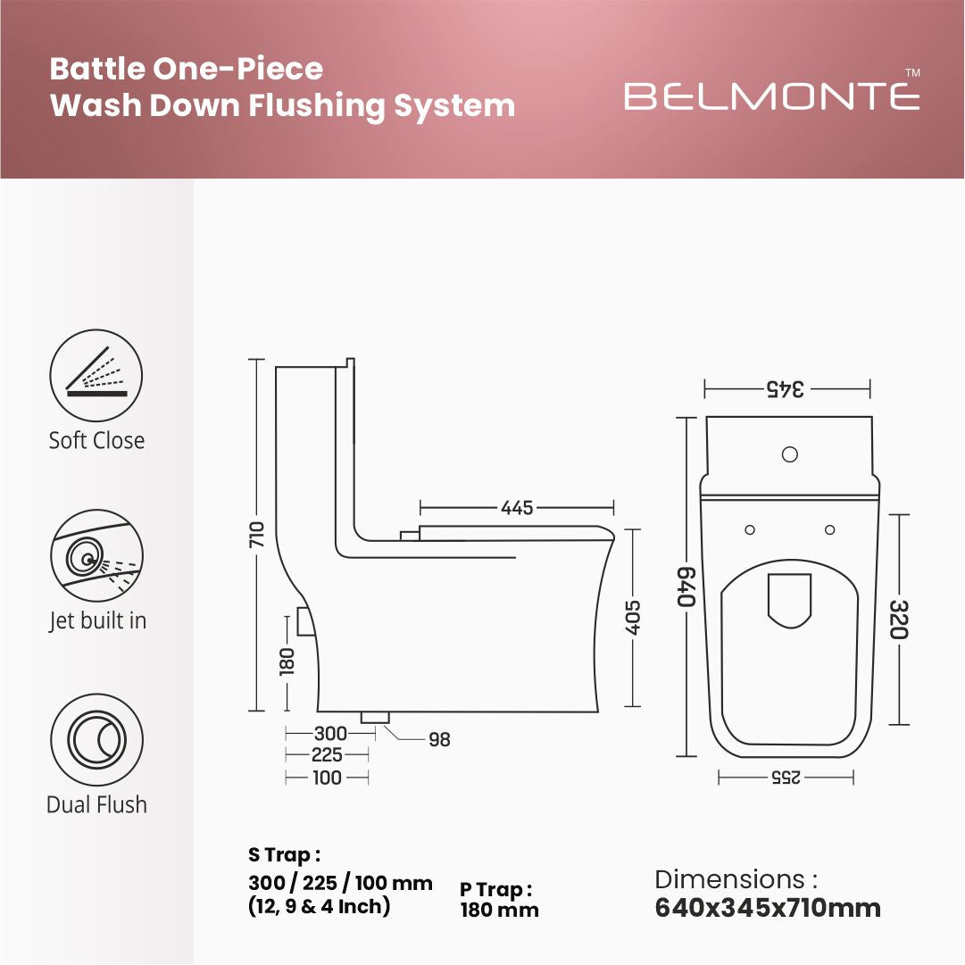 Designer One Piece Water Closet (Battle OP 28)