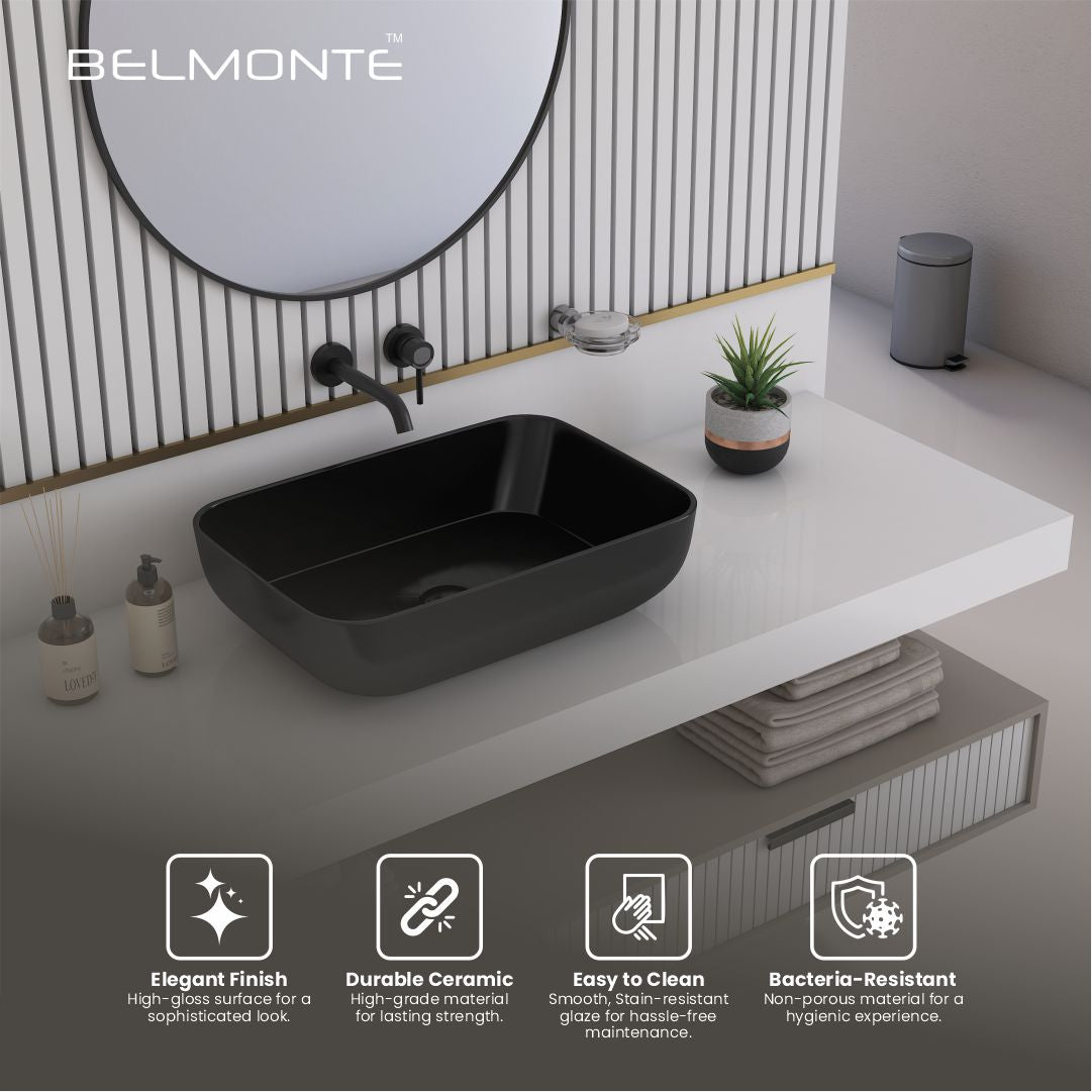 Black Table Top Basin (Battle TT)