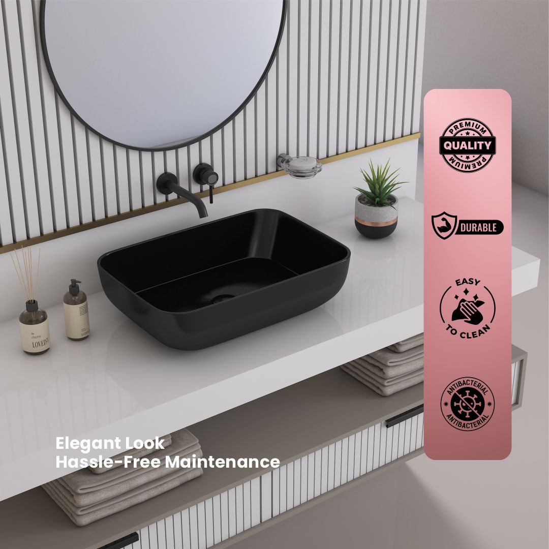 Black Table Top Basin (Battle TT)