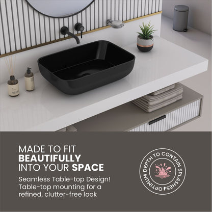 Black Table Top Basin (Battle TT)