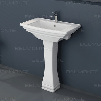 Wash Basin Pedestal Set (Battle)