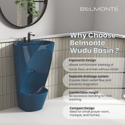 Wudu Basin (Wuzu WB Royal Blue )