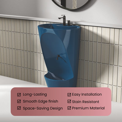 Wudu Basin (Wuzu WB Royal Blue )