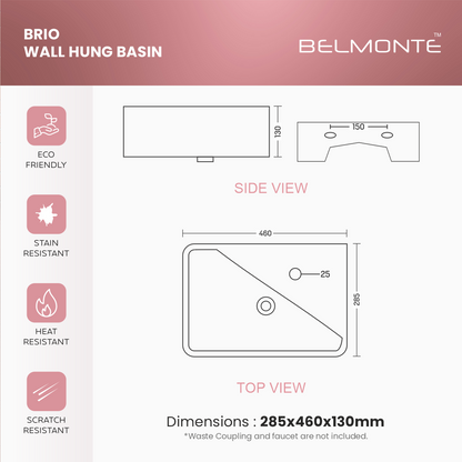 Ceramic Wash Basin (Brio)