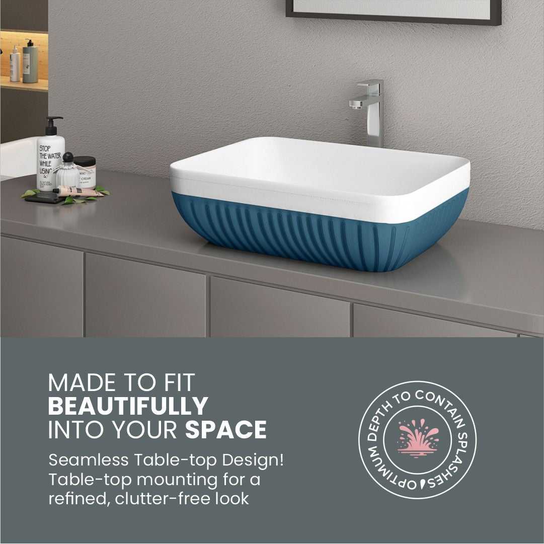 Designer Counter Top Basin (Brezza TT MN11)
