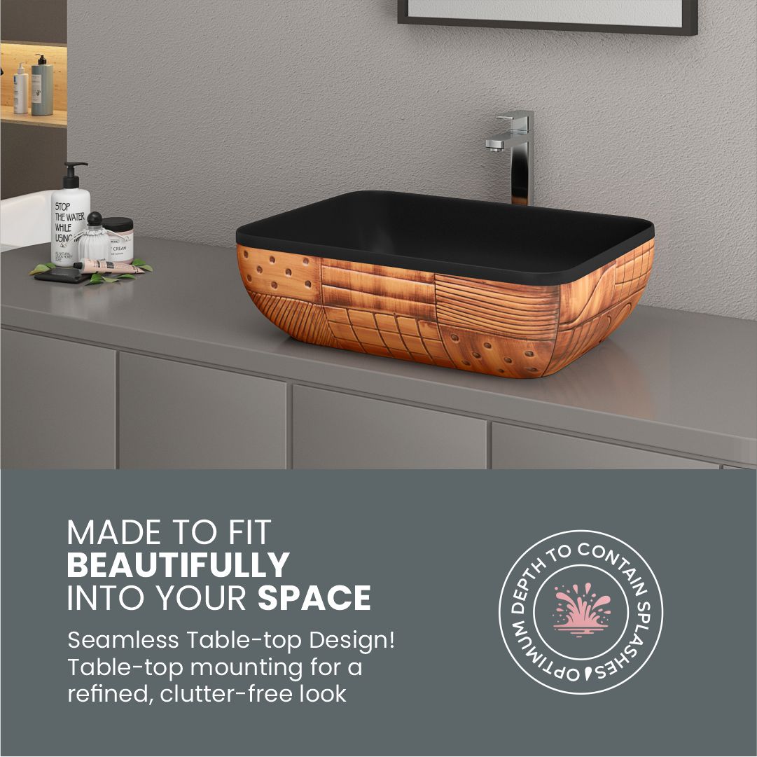 Designer Counter Top Basin (Brezza TT MN16)