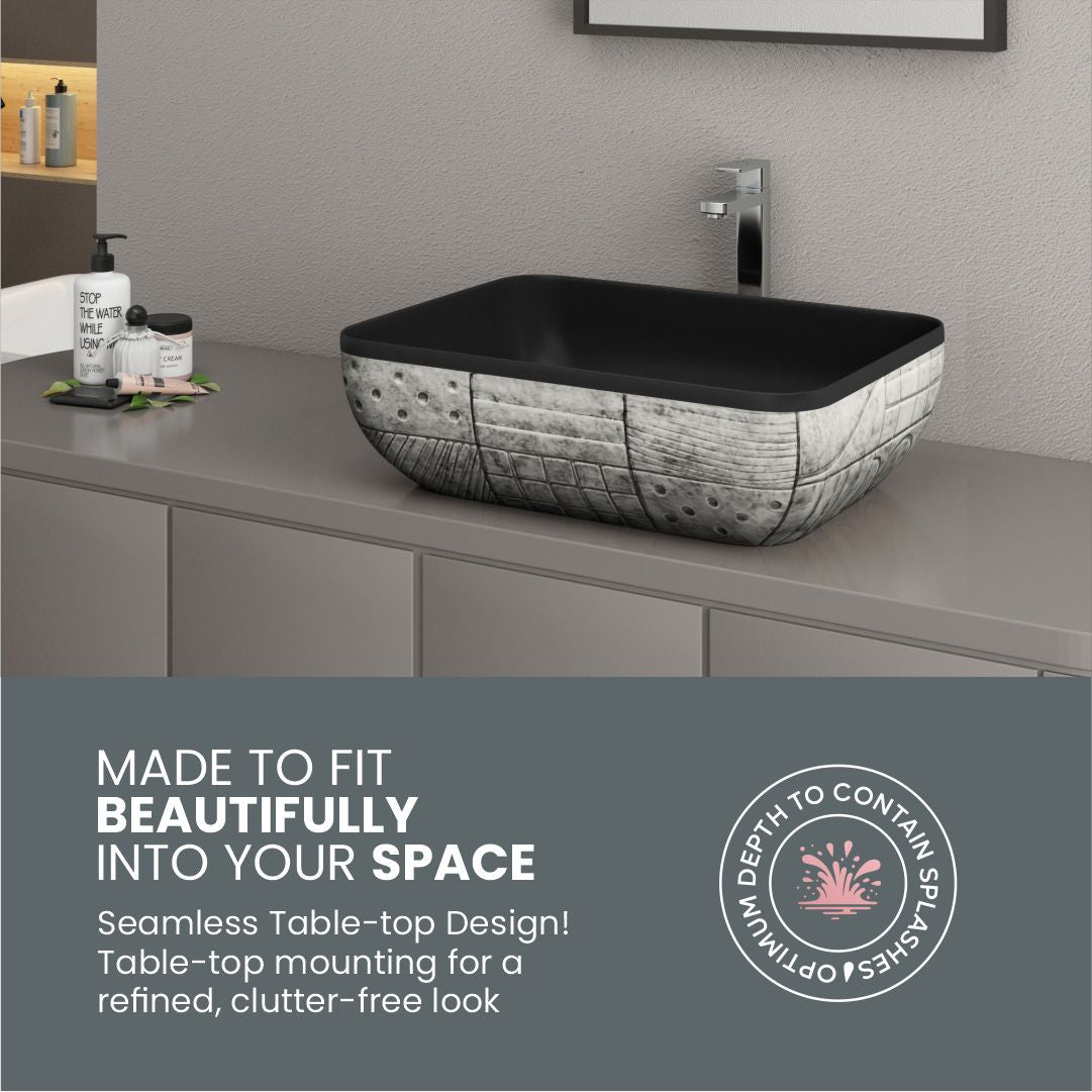 Designer Counter Top Basin (Brezza TT MN17)