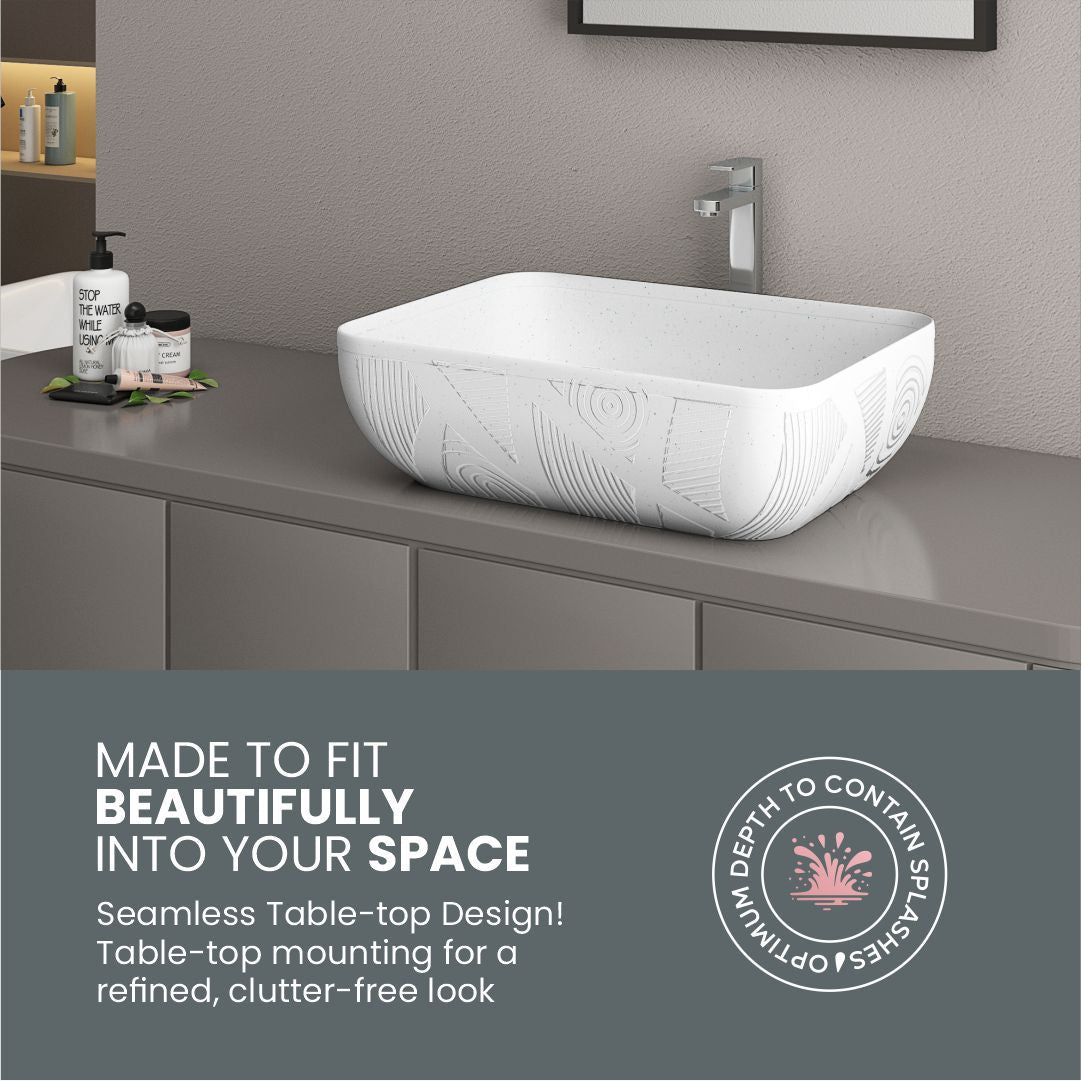 Designer Counter Top Basin (Brezza TT MN18)