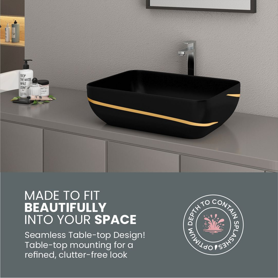 Designer Counter Top Basin (Brezza TT MN19)
