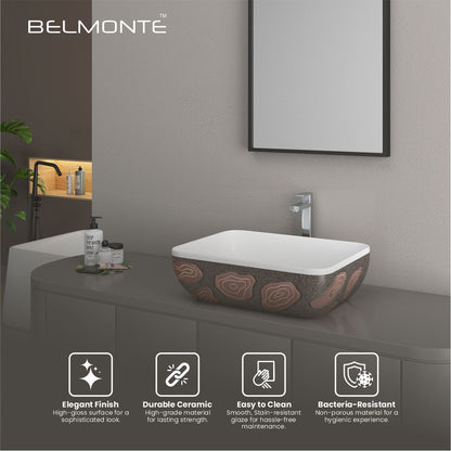 Designer Counter Top Basin (Brezza TT MN02)