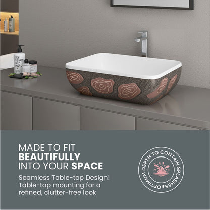 Designer Counter Top Basin (Brezza TT MN02)