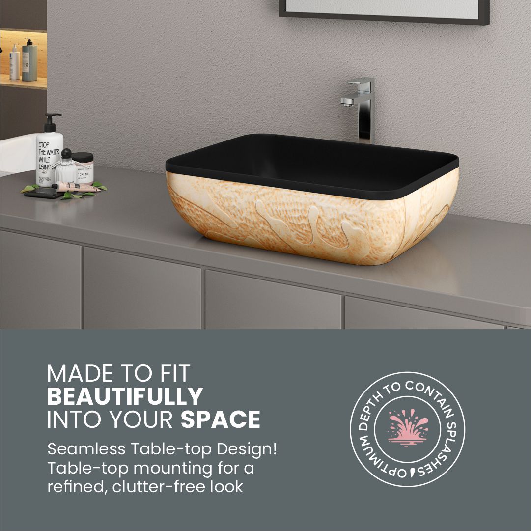 Designer Counter Top Basin (Brezza TT MN23)