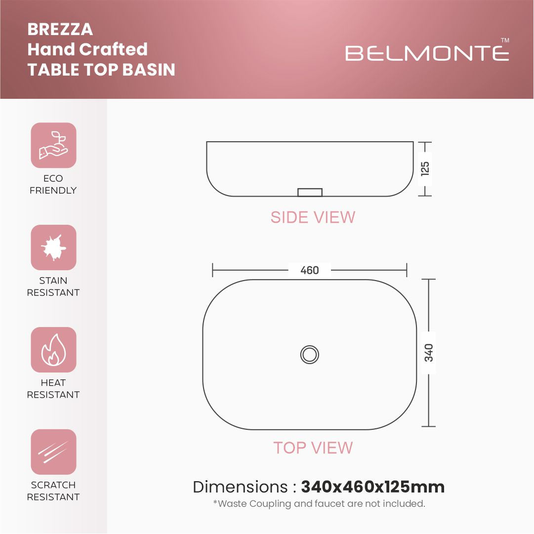 Designer Counter Top Basin (Brezza TT MN24)
