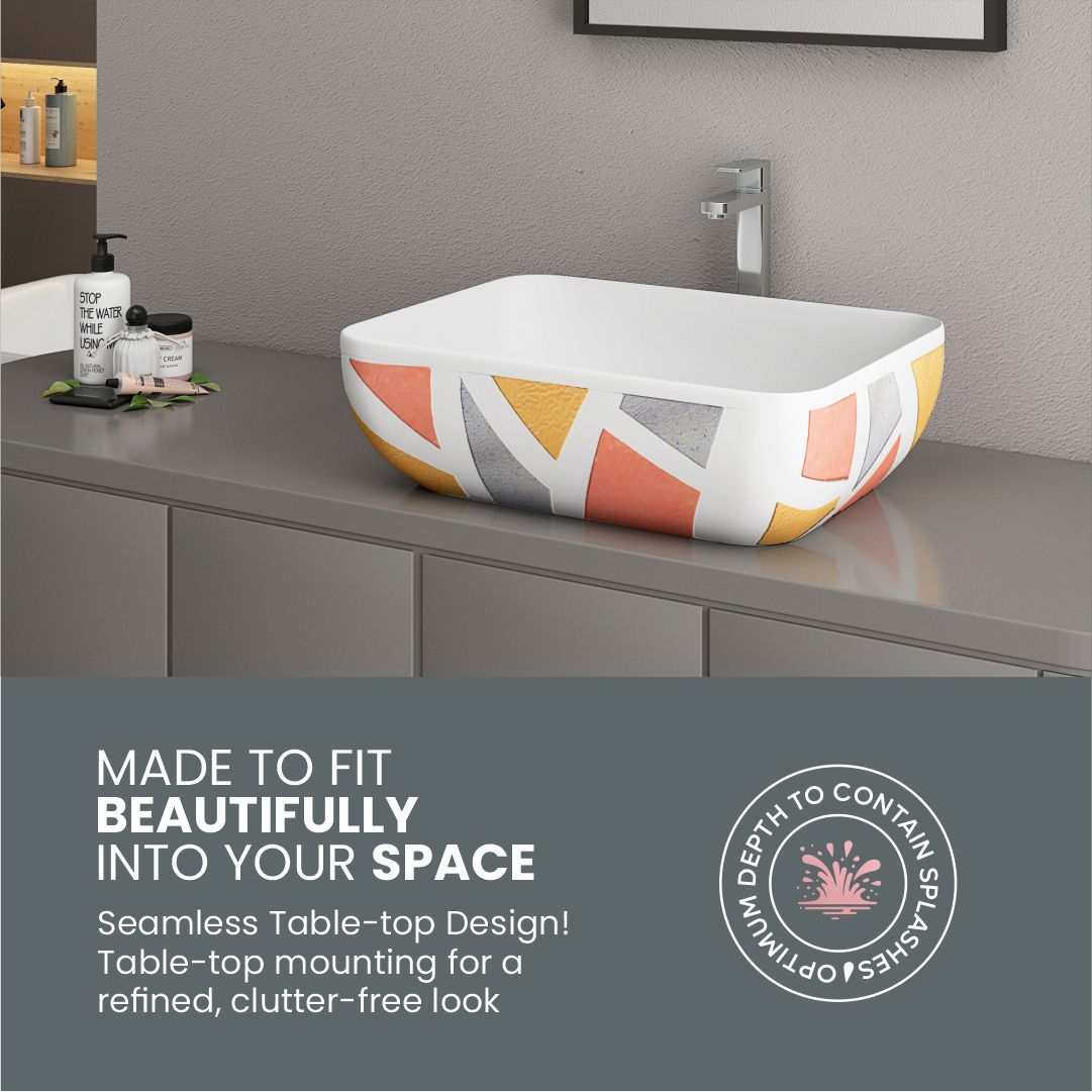 Designer Counter Top Basin (Brezza TT MN26)