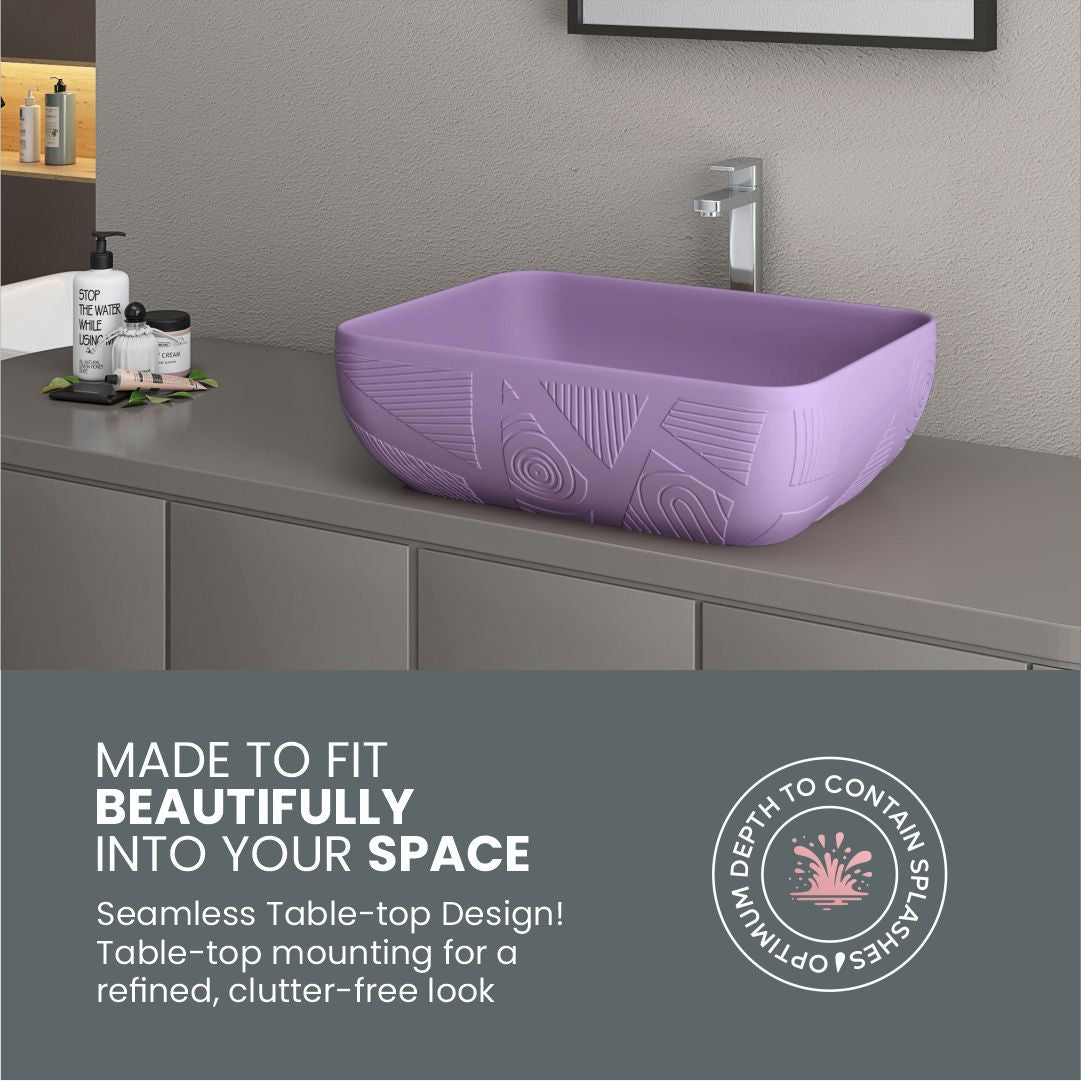 Designer Counter Top Basin (Brezza TT MN29)