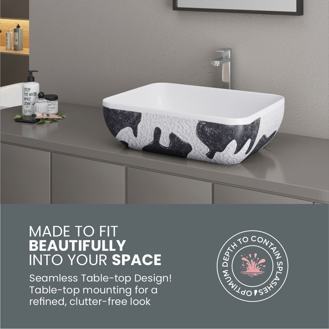 Designer Counter Top Basin (Brezza TT MN03)