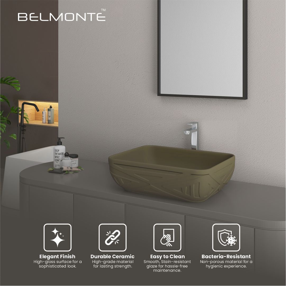 Designer Counter Top Basin (Brezza TT MN33)