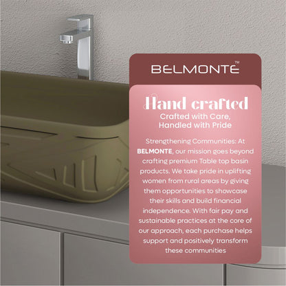 Designer Counter Top Basin (Brezza TT MN33)