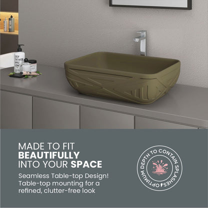 Designer Counter Top Basin (Brezza TT MN33)