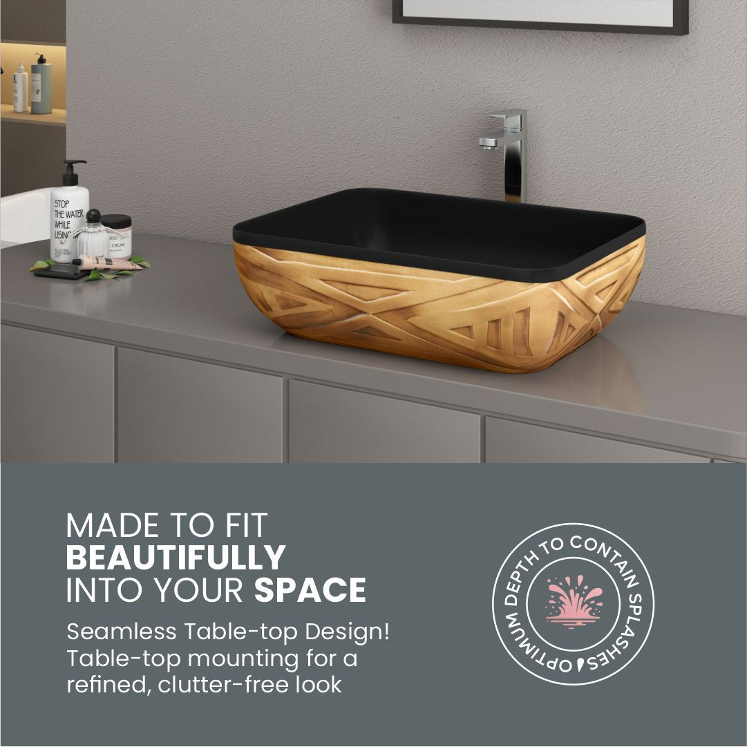 Designer Counter Top Basin (Brezza TT MN36)