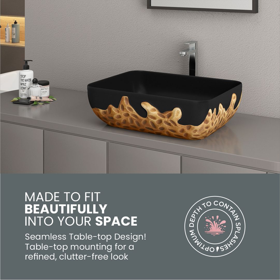 Designer Counter Top Basin (Brezza TT MN37)