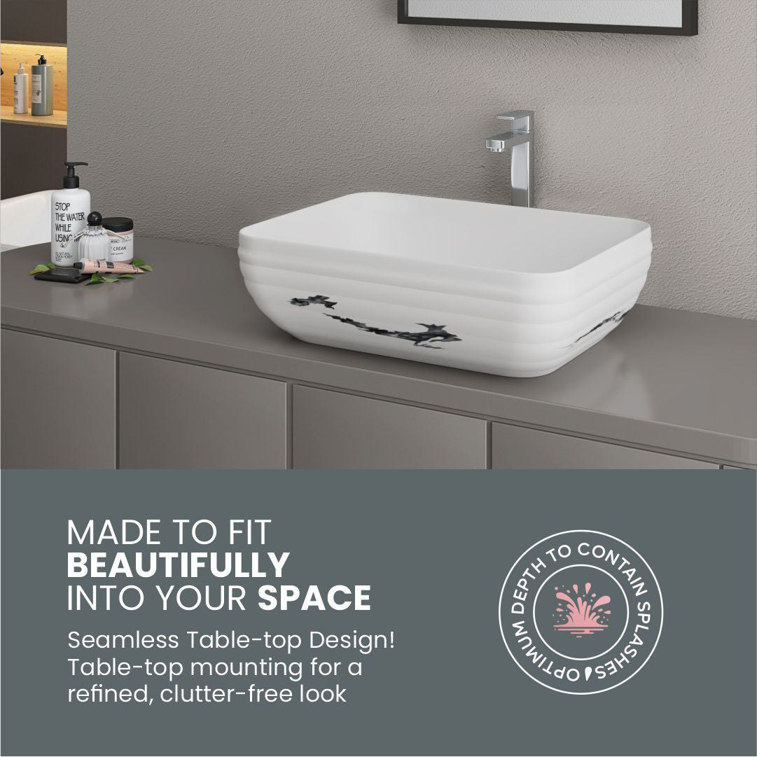 Designer Counter Top Basin (Brezza TT MN05)