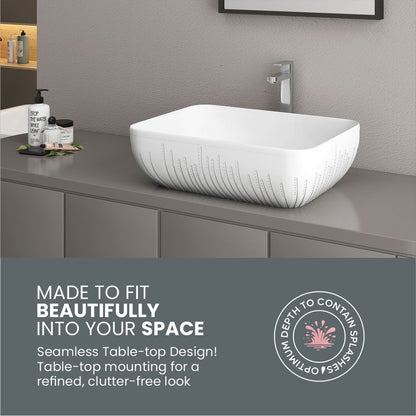 Designer Counter Top Basin (Brezza TT MN08)