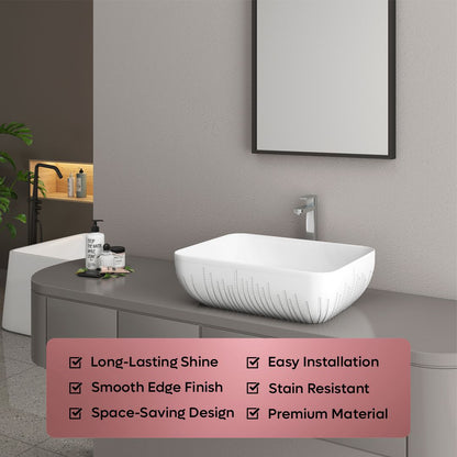 Designer Counter Top Basin (Brezza TT MN08)