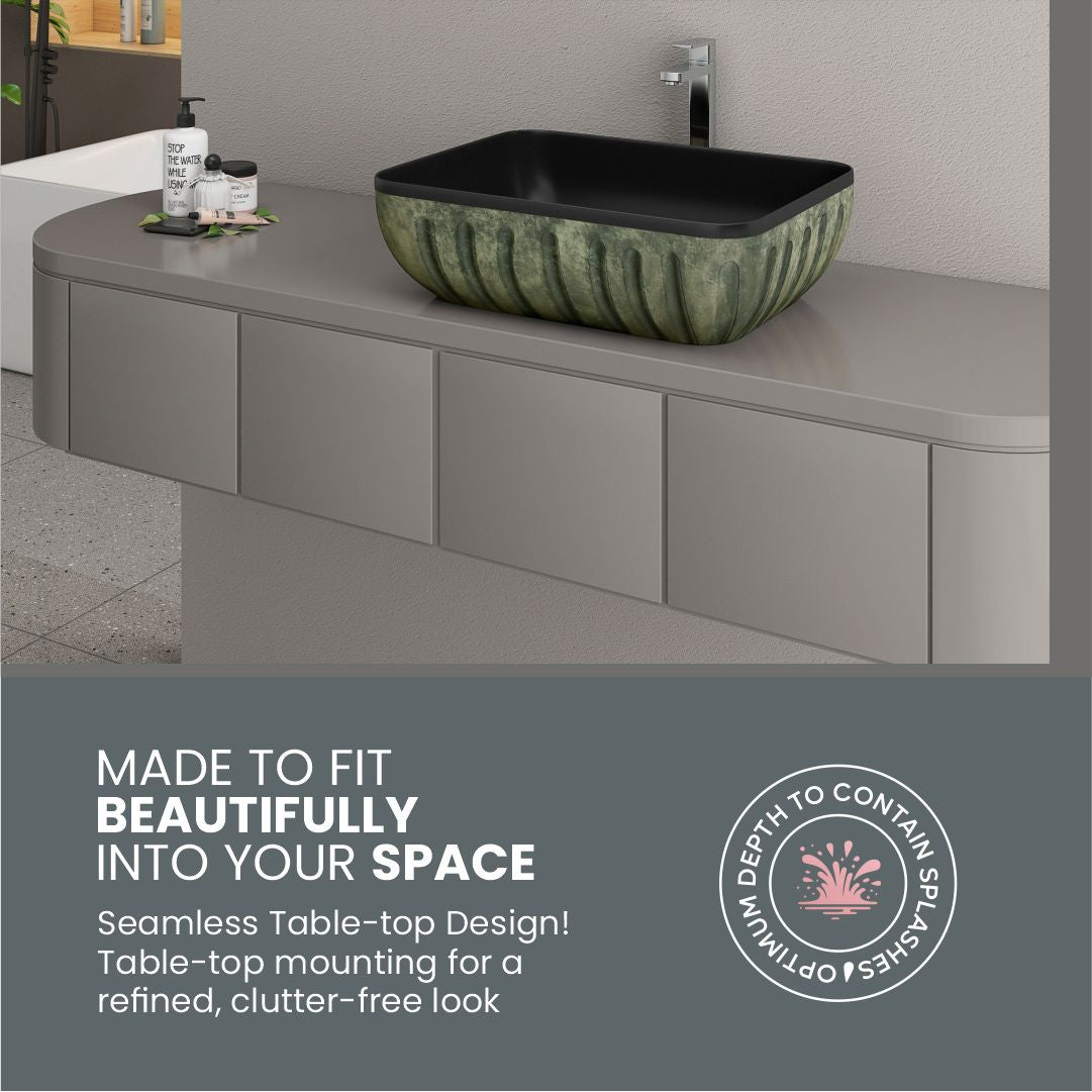 Designer Counter Top Basin (Brezza TT MN09)