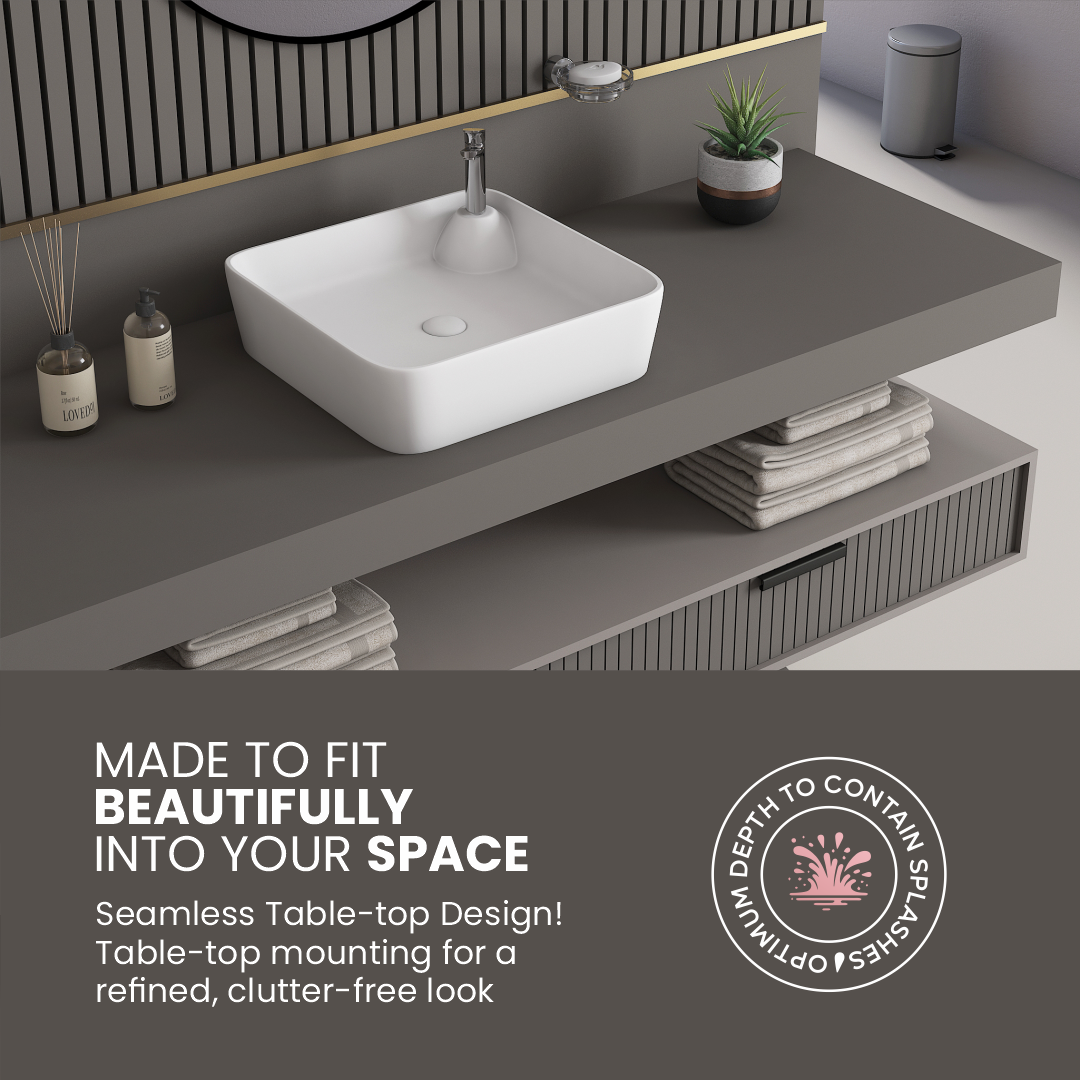 Table Top Basin (Carre)