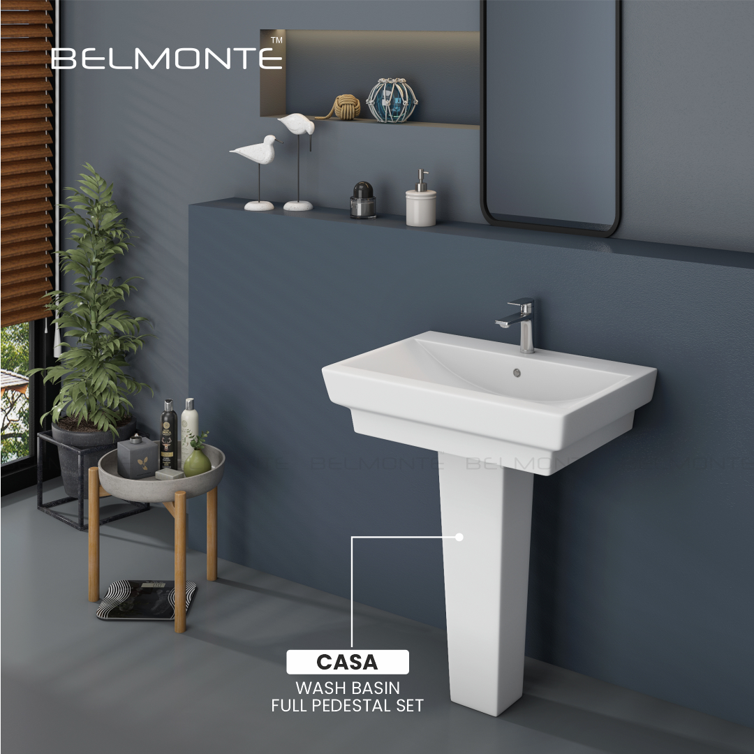 Wash Basin Pedestal Set (Casa)