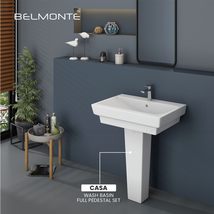 Wash Basin Pedestal Set (Casa)