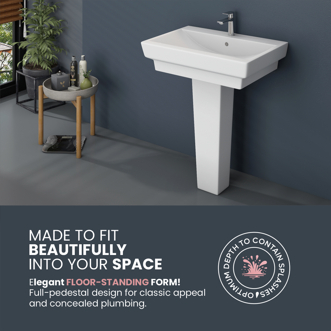 Wash Basin Pedestal Set (Casa)