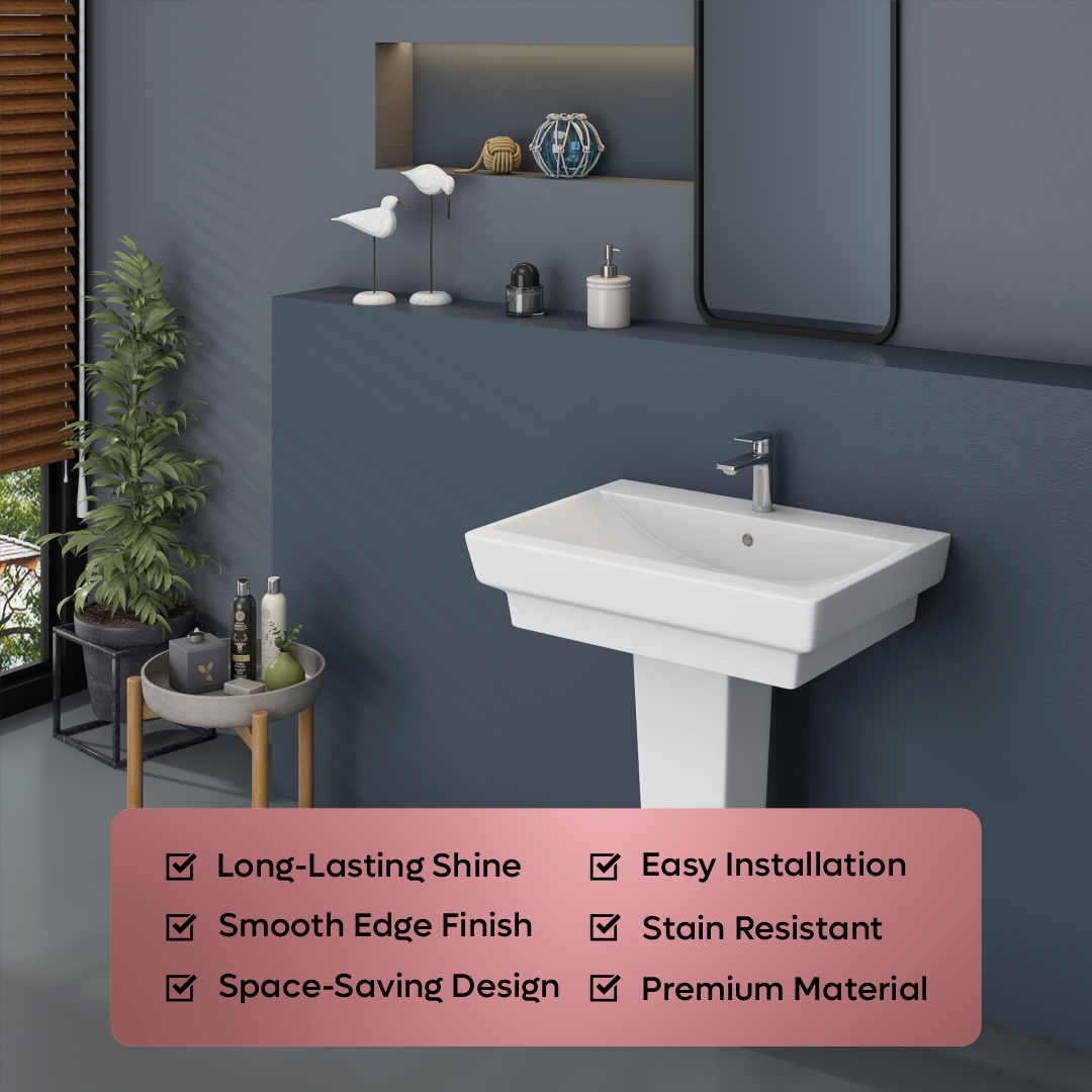 Wash Basin Pedestal Set (Casa)