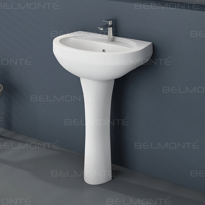 Ceramic Wash Basin Pedestal Set (Cera)