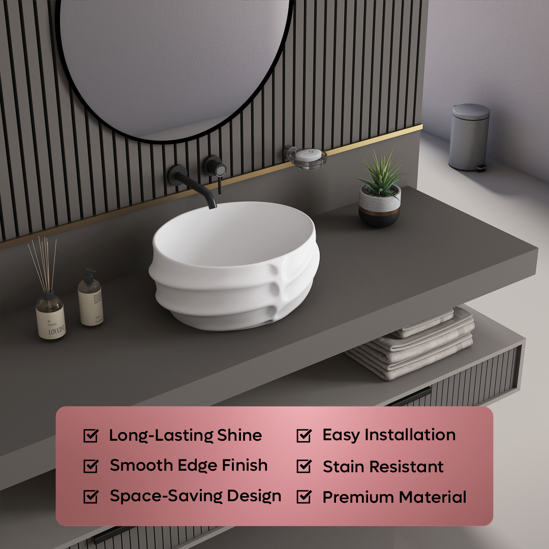 Ceramic Table Top Basin (Cuba)