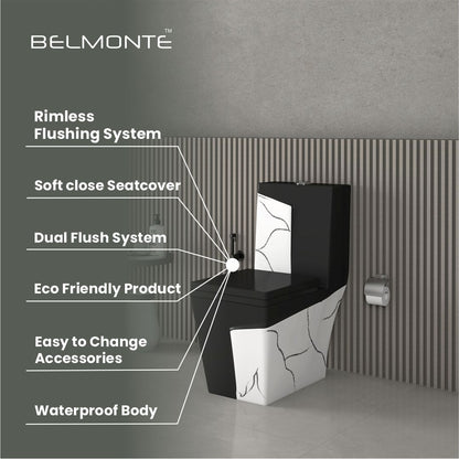 Designer One Piece Water Closet (Cuba OP 16)