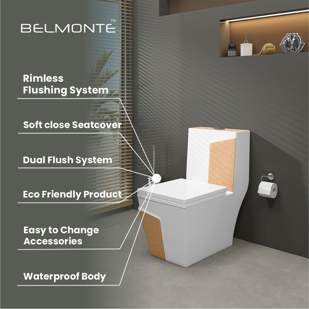 Designer One Piece Water Closet (Cuba OP 42)
