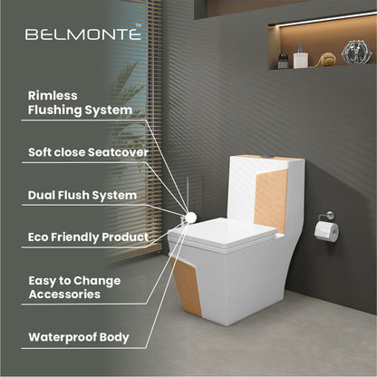 Designer One Piece Water Closet (Cuba OP 42)